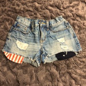 Old Navy Girl’s Fourth of July Jean Shorts